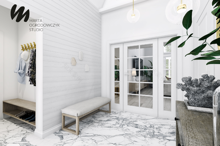 现代波西米亚风格住宅首层设计丨波兰华沙丨Marta Ogrodowczyk,Marta Piórkowska-12