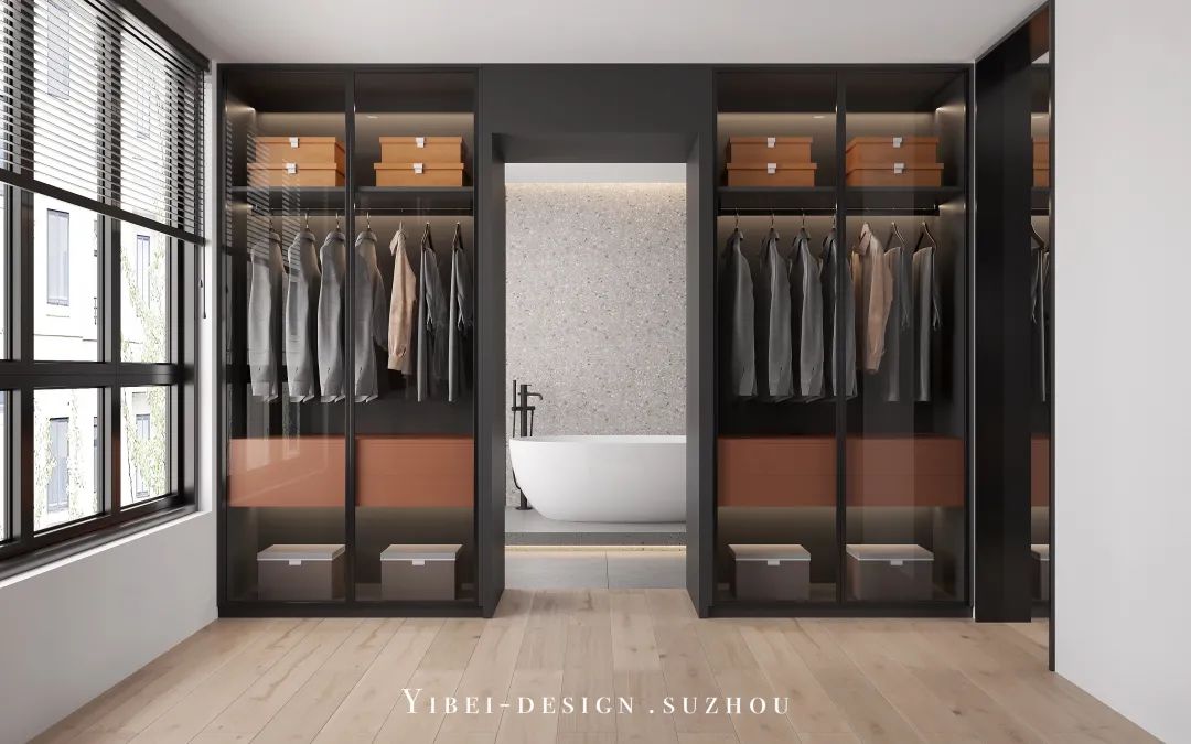 现代简约复式空间设计丨中国苏州丨YIBEI DESIGN-33