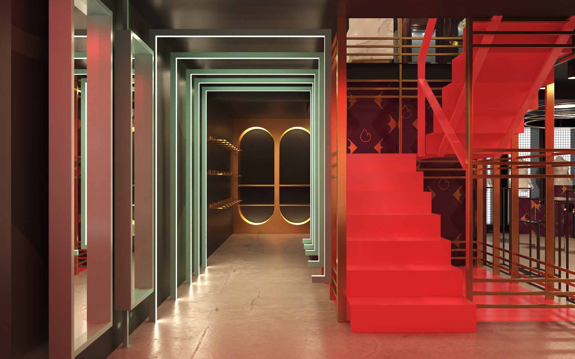 X Boutique 浪漫内衣店设计-33