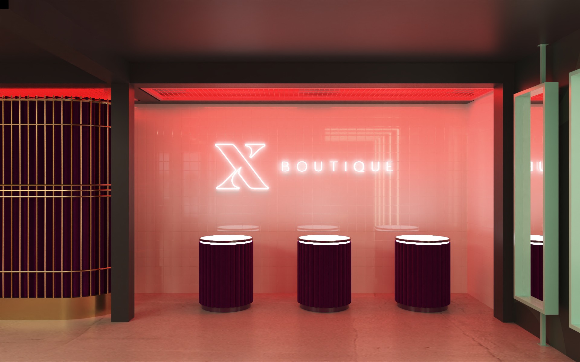 X Boutique 浪漫内衣店设计-24