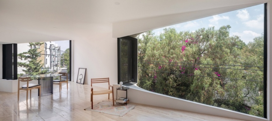 扭转的窗口 | 墨西哥城公寓楼设计-35