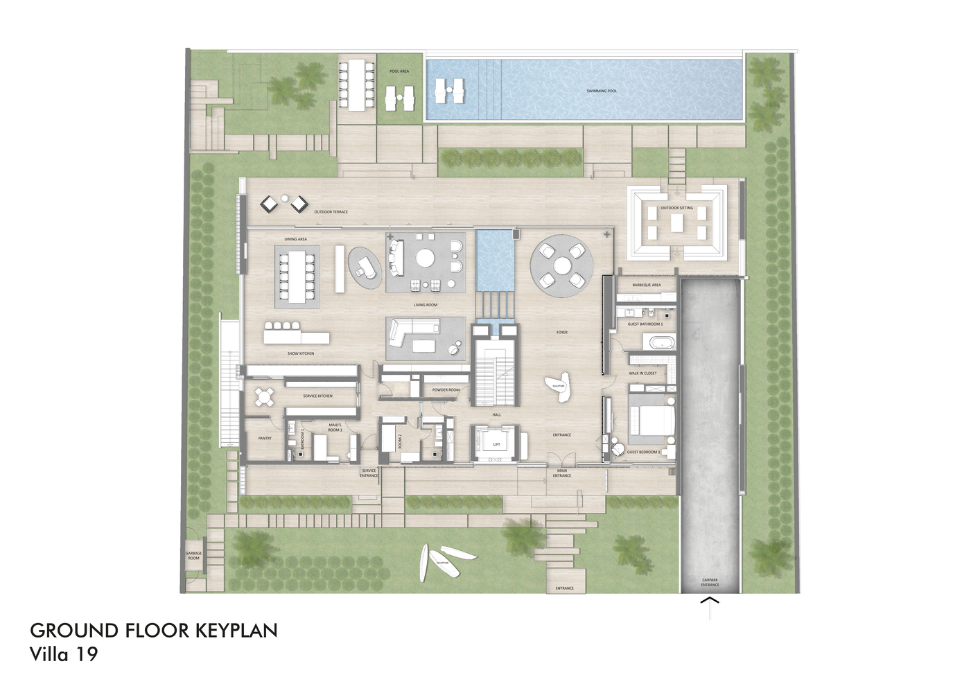迪拜棕榈岛 Allure House 极简海景别墅设计丨阿联酋迪拜-8