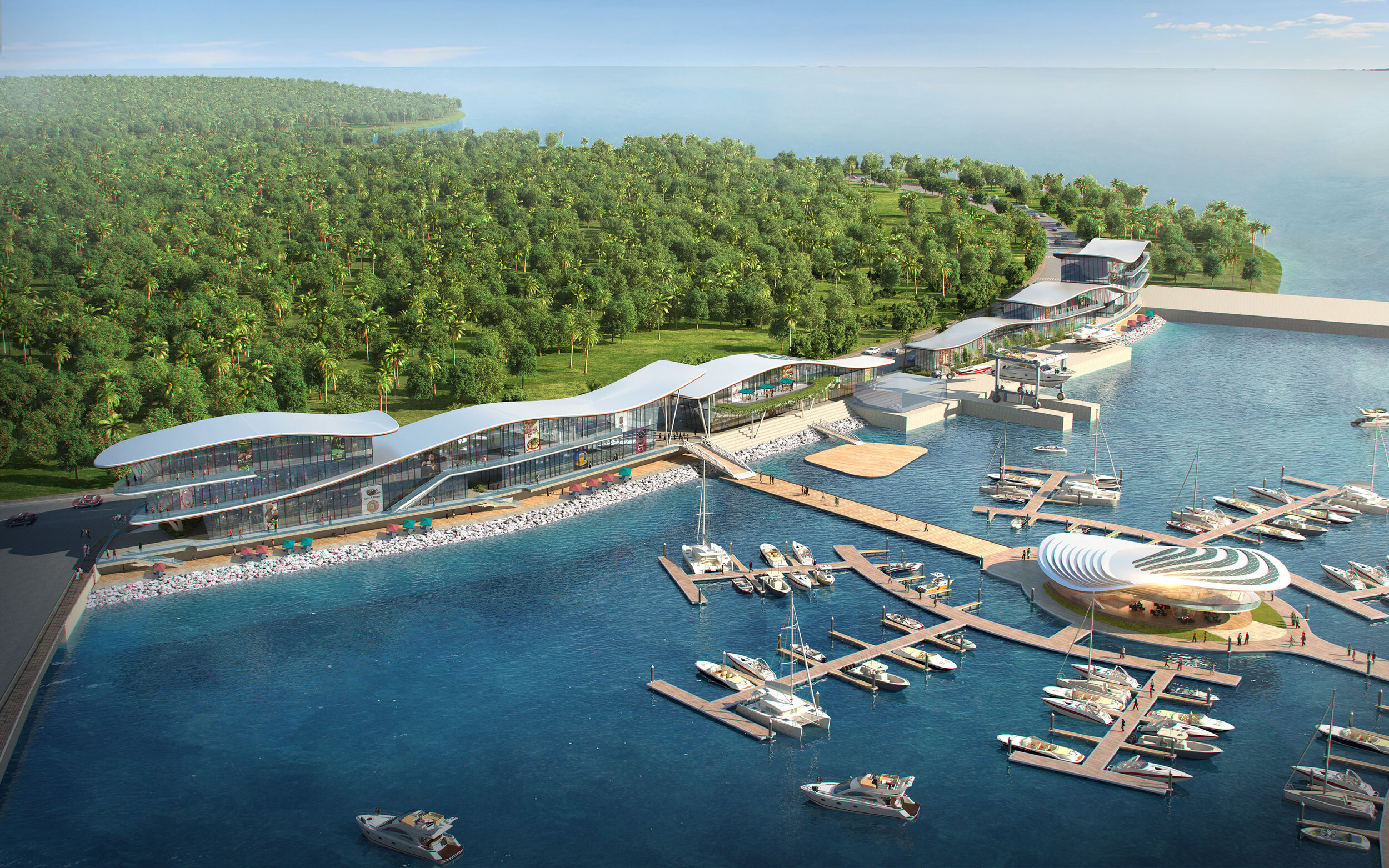 NDA Group | Hainan Sea Flower Yacht Club and Marina Commercial Promenade - EN-9