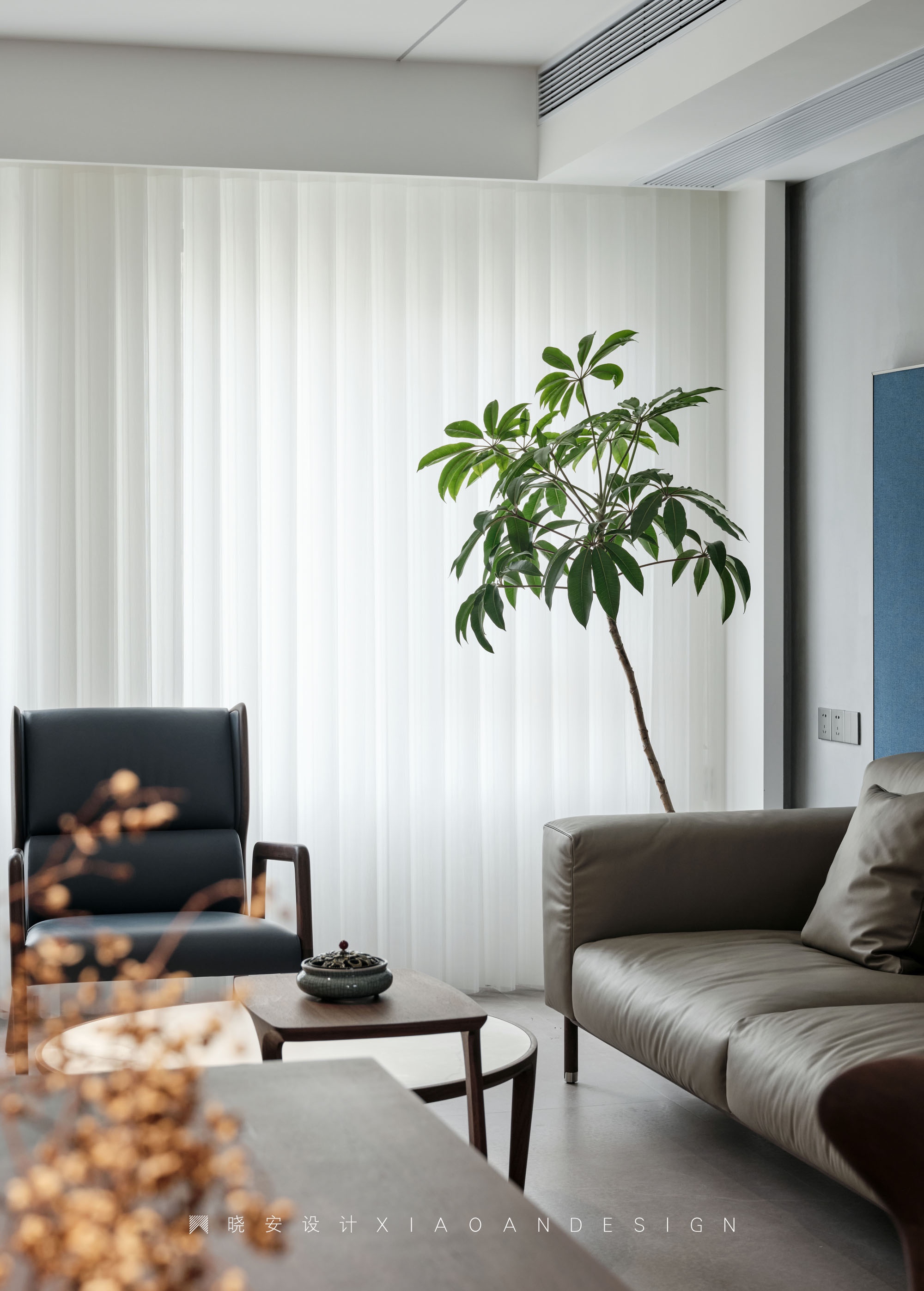 「蓝色狂想曲」私宅设计丨晓安设计-0