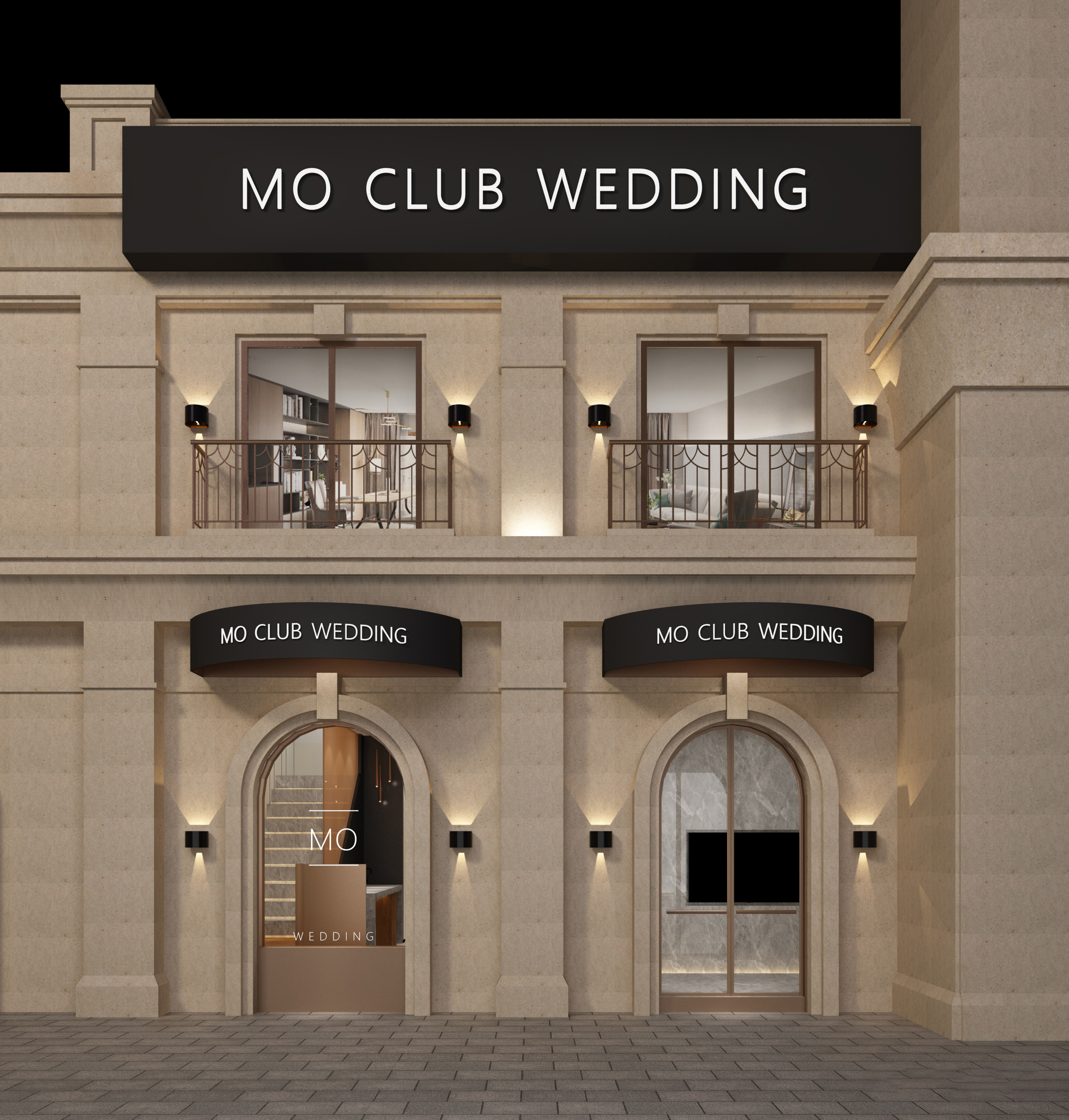 MO CLUB 婚礼企划 | 形制纯粹，艺术高雅的空间设计-19