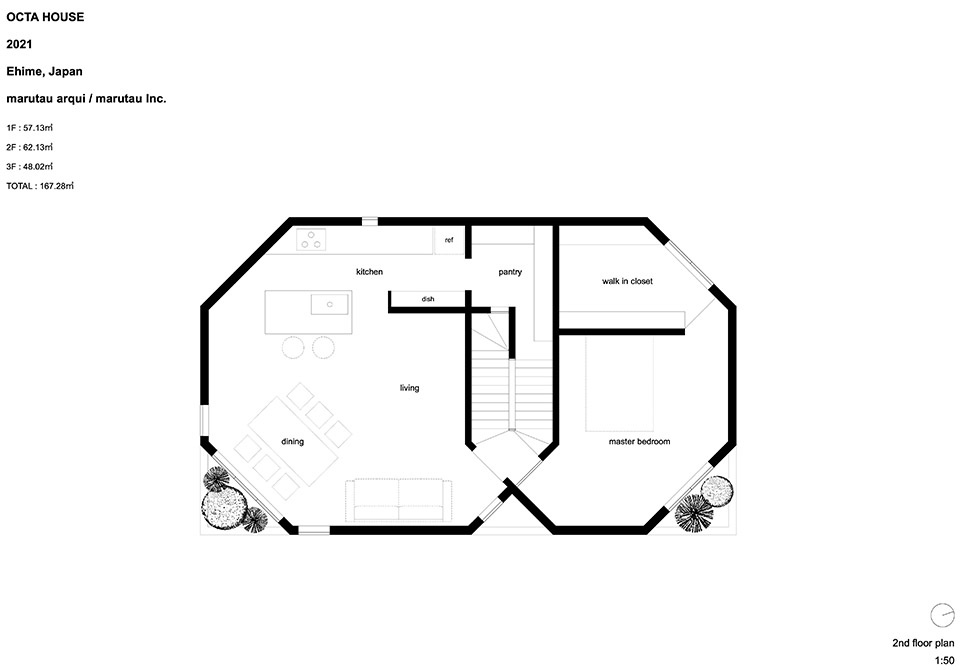 日本八边形住宅（OCTA HOUSE）丨日本爱媛丨marutau arqui-48