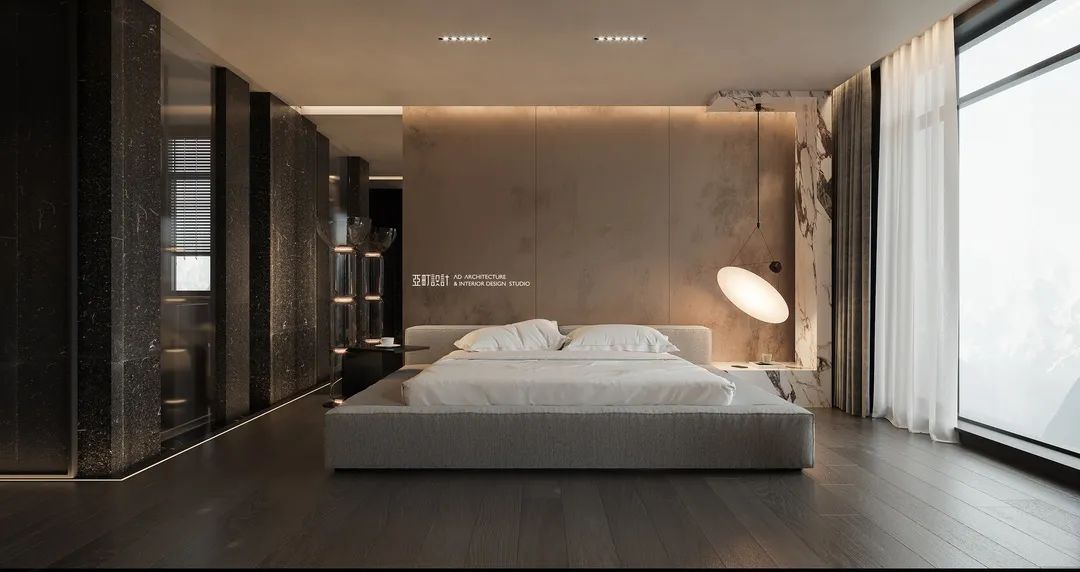 黑白灰的魅影之家 · 爵世名邸的现代艺术设计丨亚町设计-39