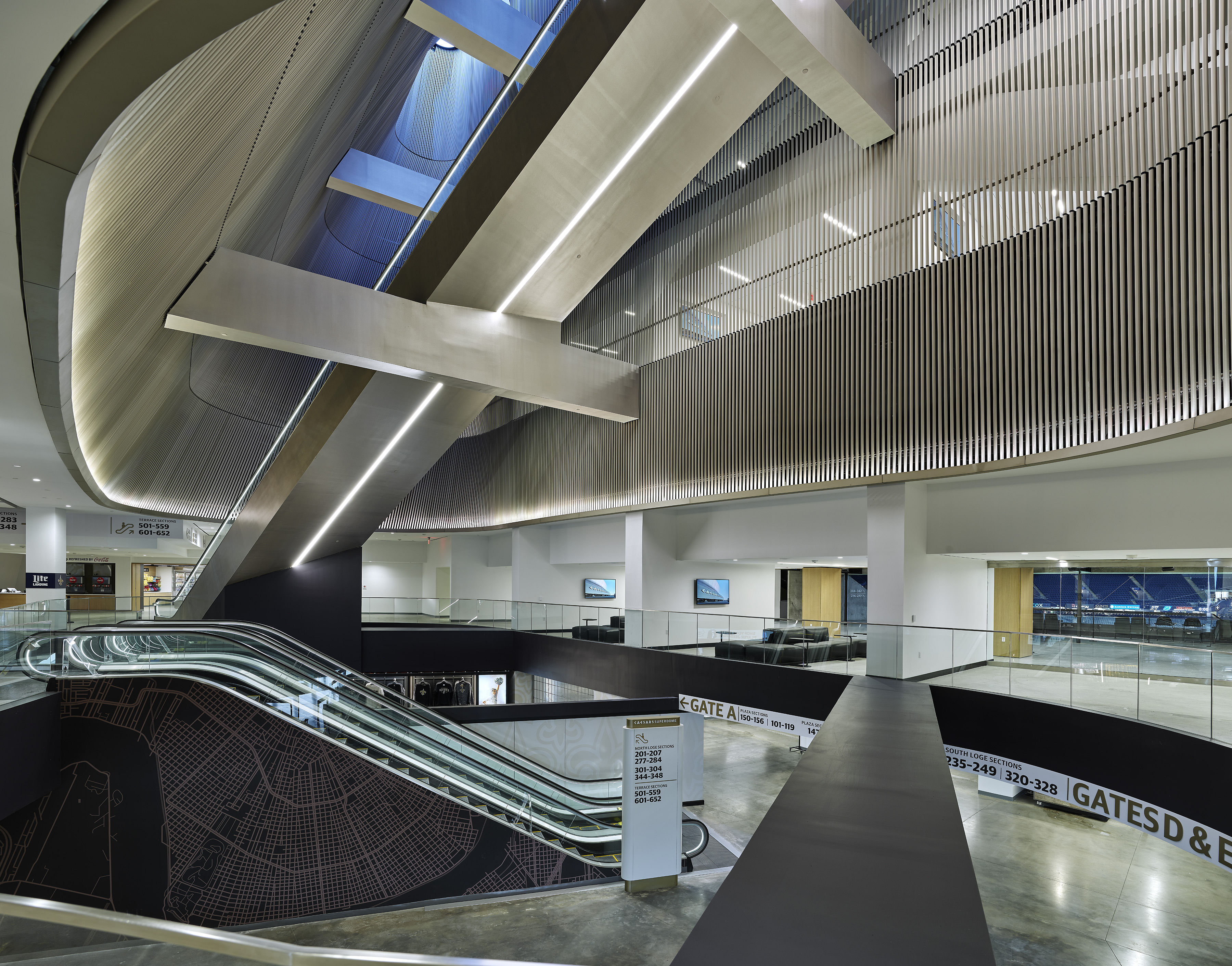 新奥尔良凯撒超级穹顶室内翻新项目丨美国丨Trahan Architects-19