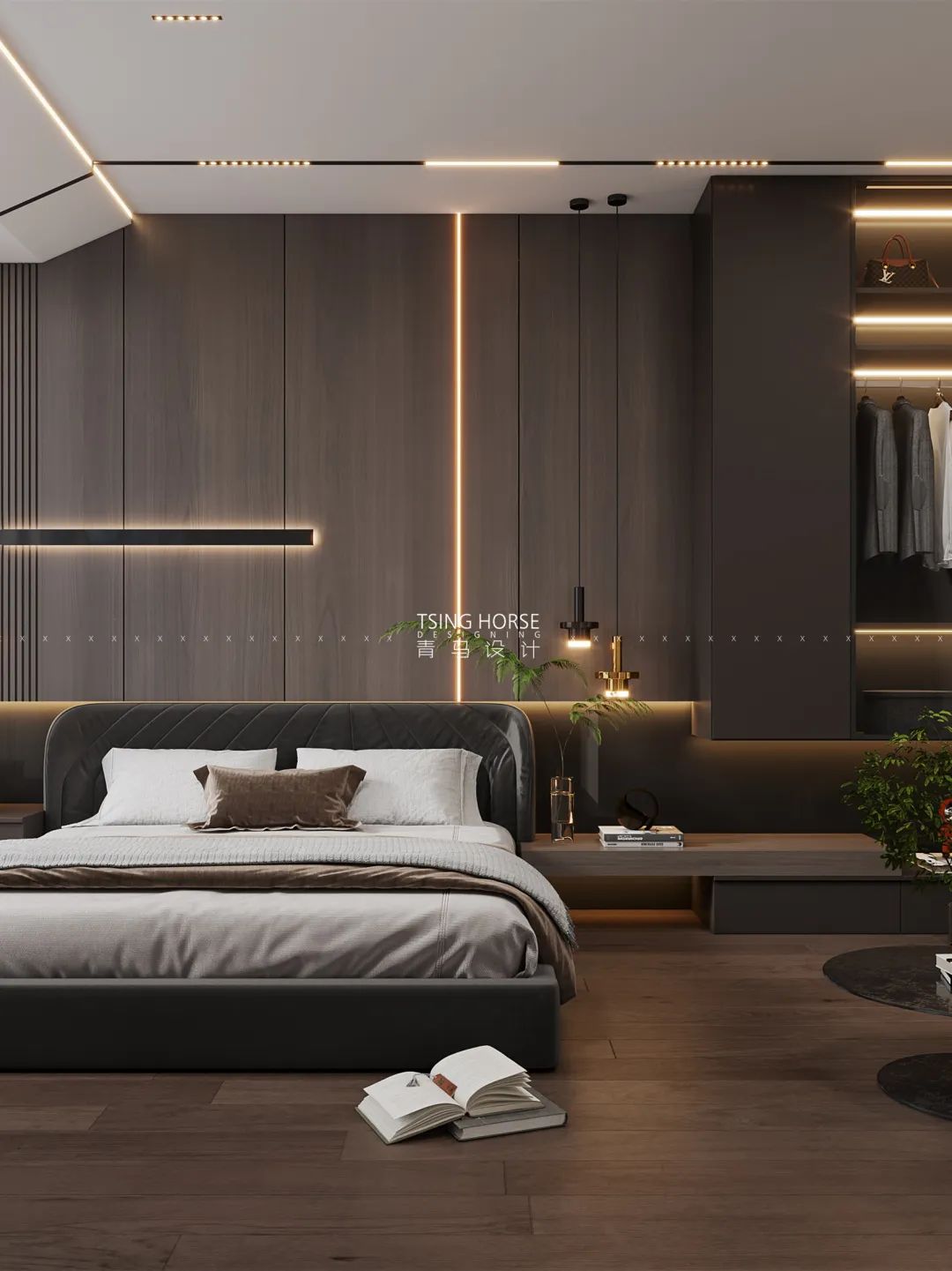 招商央玺现代轻奢别墅空间设计丨周昆设计团队-26