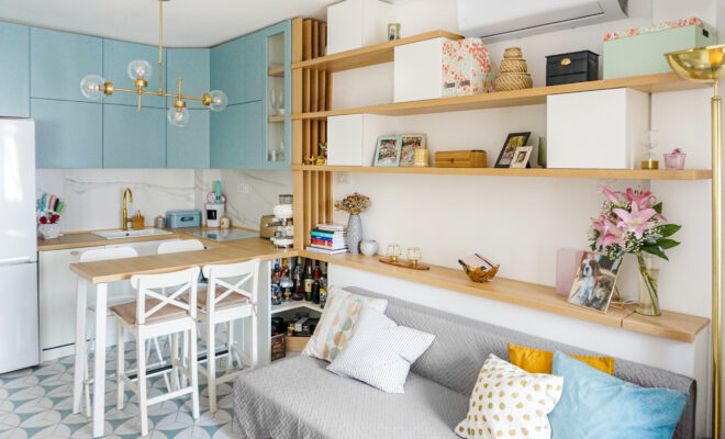 30平米公寓室内改造丨贝尔格莱德丨EnterijerNA-1