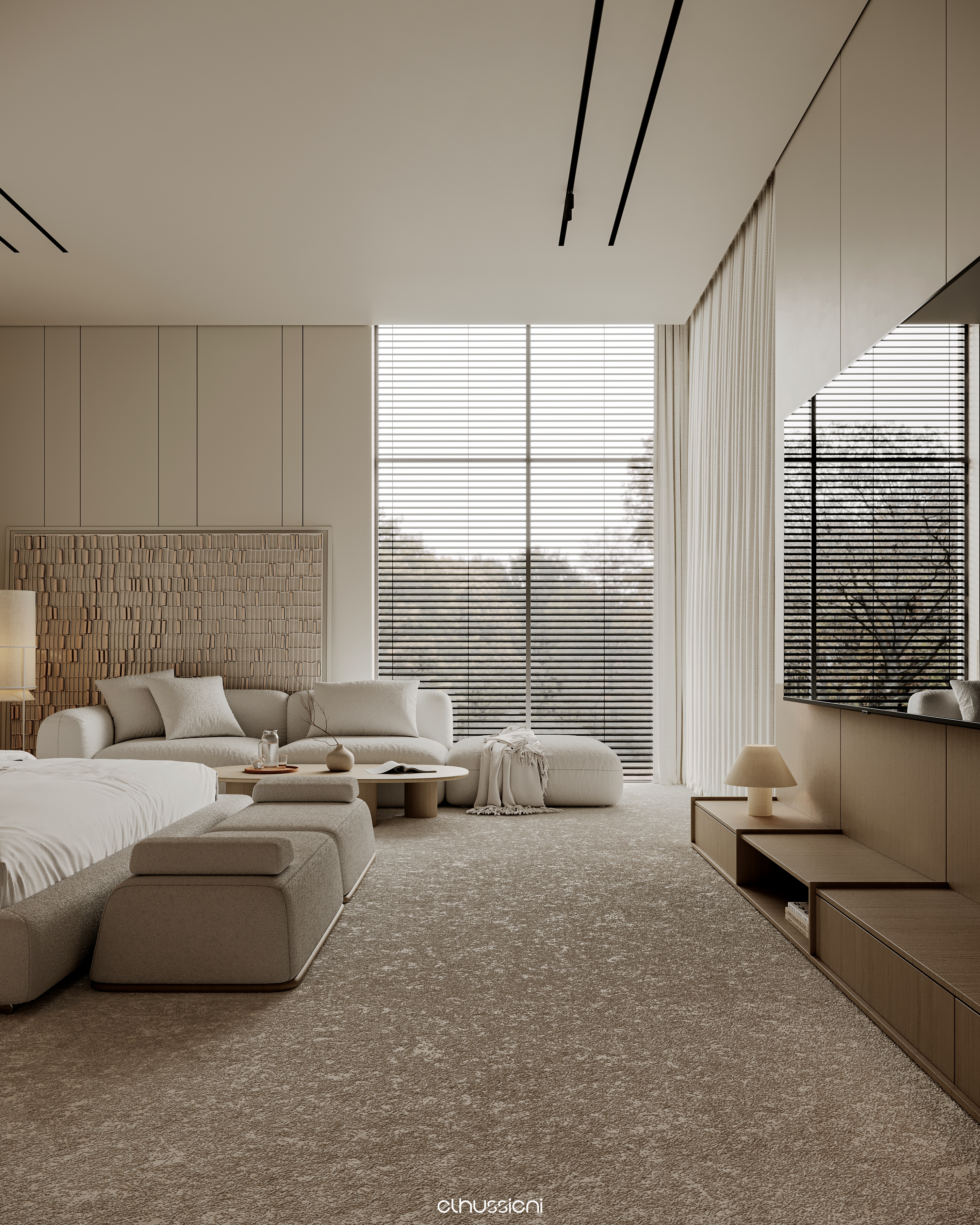 卧室设计丨Mohamed.elhussien.designs-5