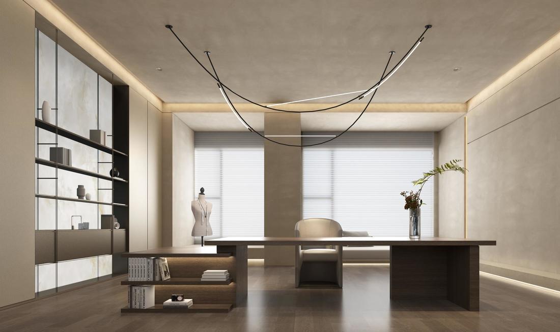 极简,艺术,智能未来的空间售楼处-7