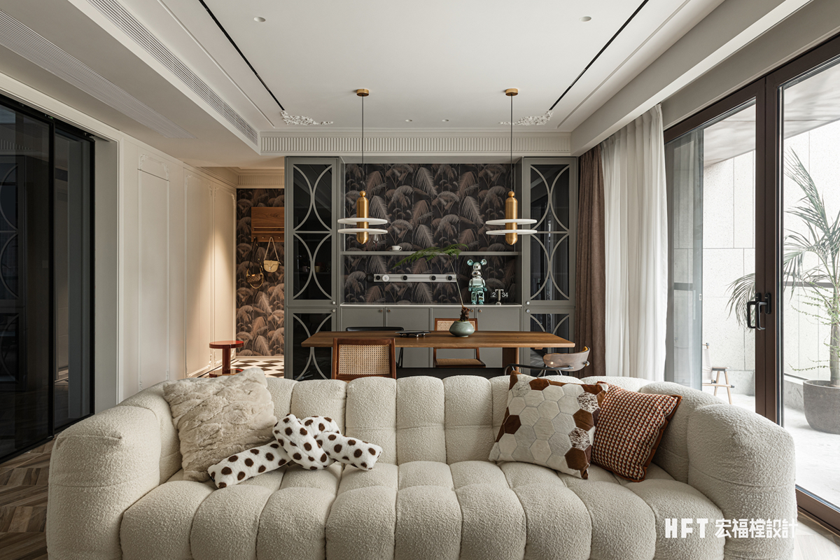 法式混搭住宅设计丨中国成都丨成都宏福樘设计-22