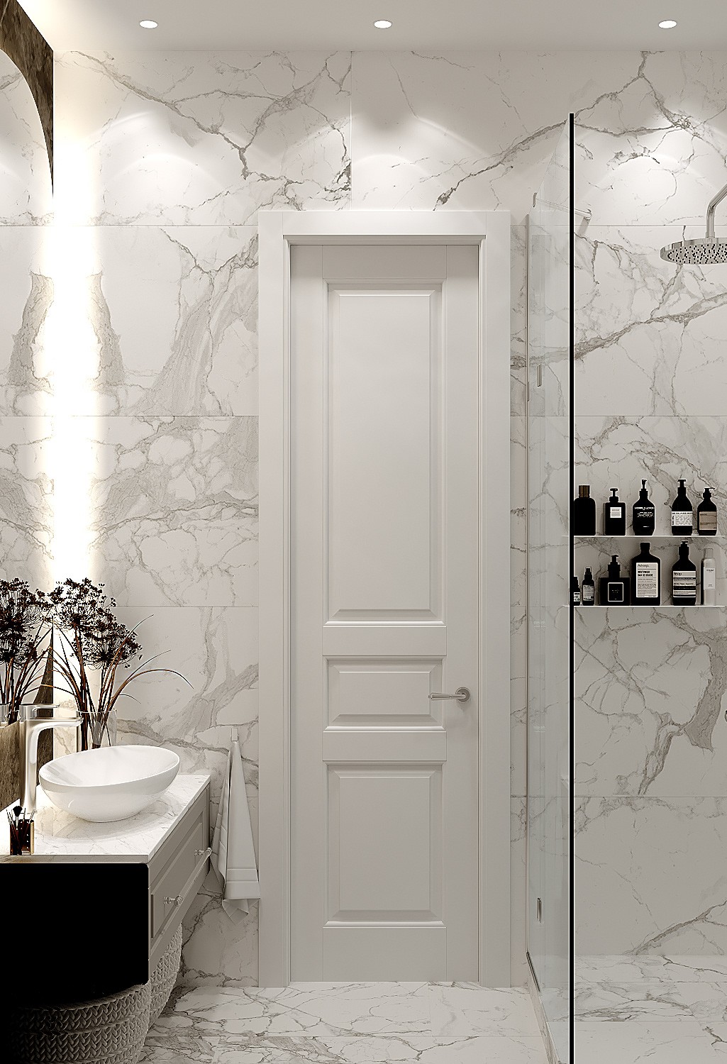 白色系空间设计 简约清心的空灵美！-22