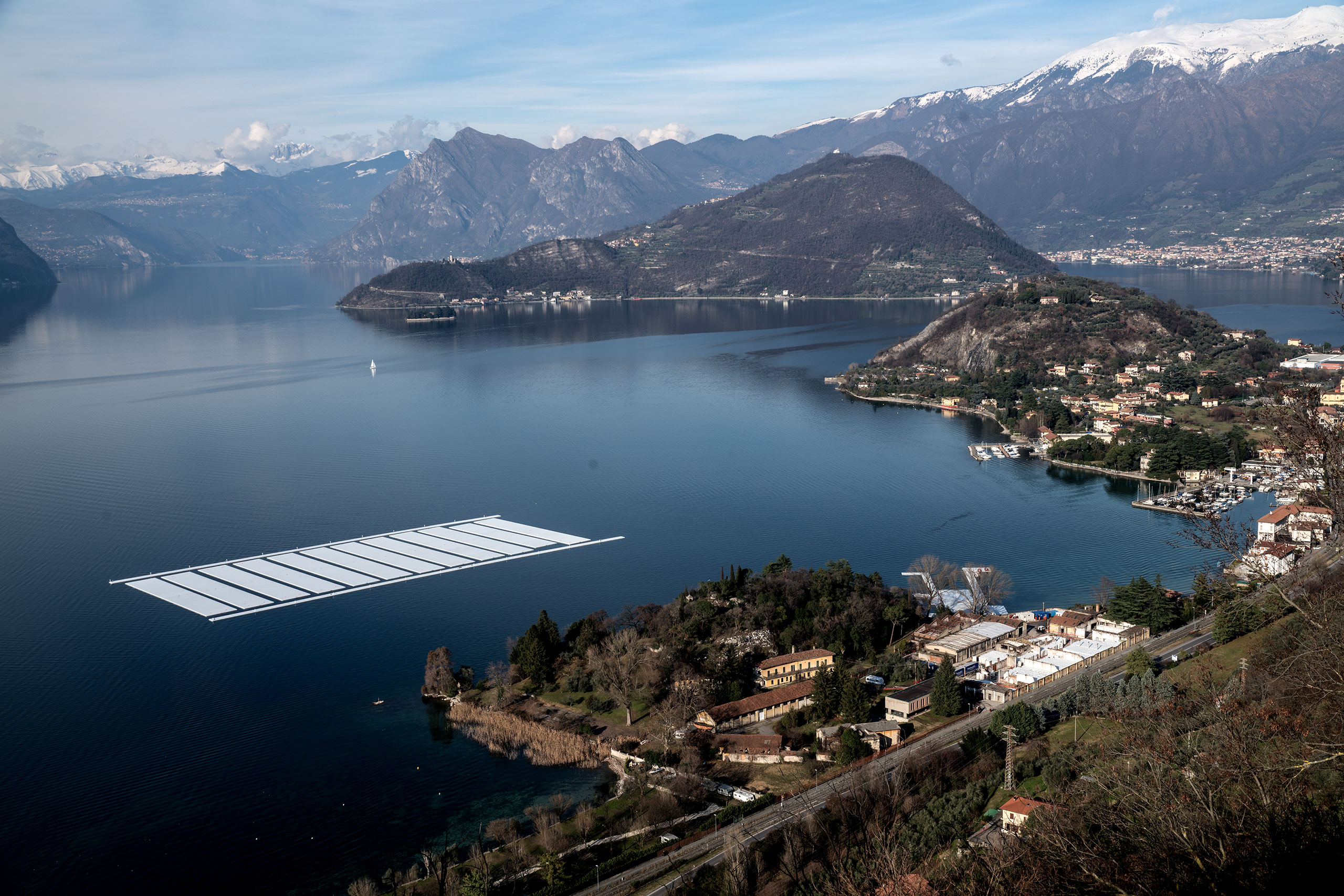 湖上悬浮走廊 | 意大利 Lake Iseo 的“漂浮平台”-32