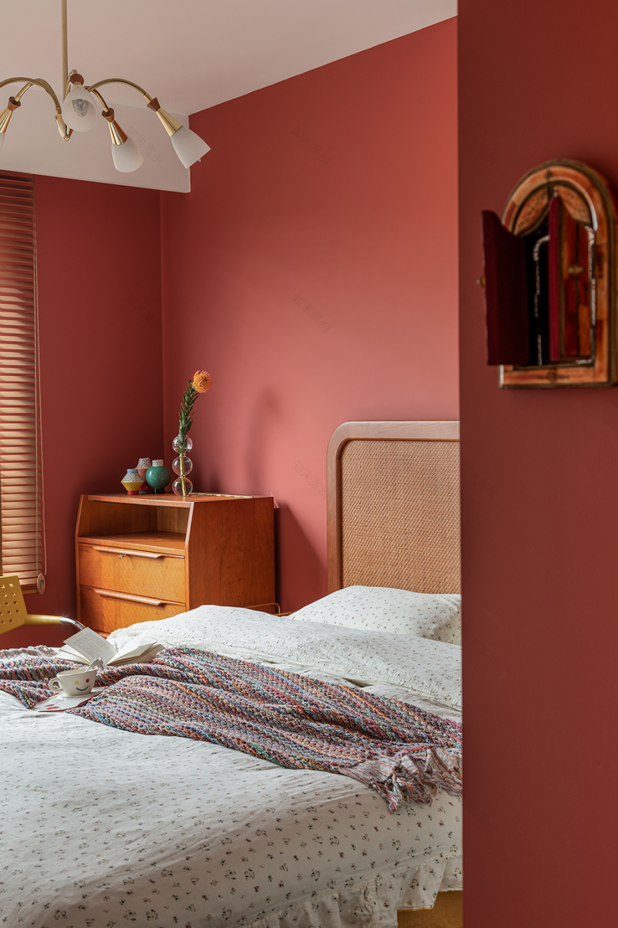 南洋复古风,151㎡家居空间的诗意探索-107