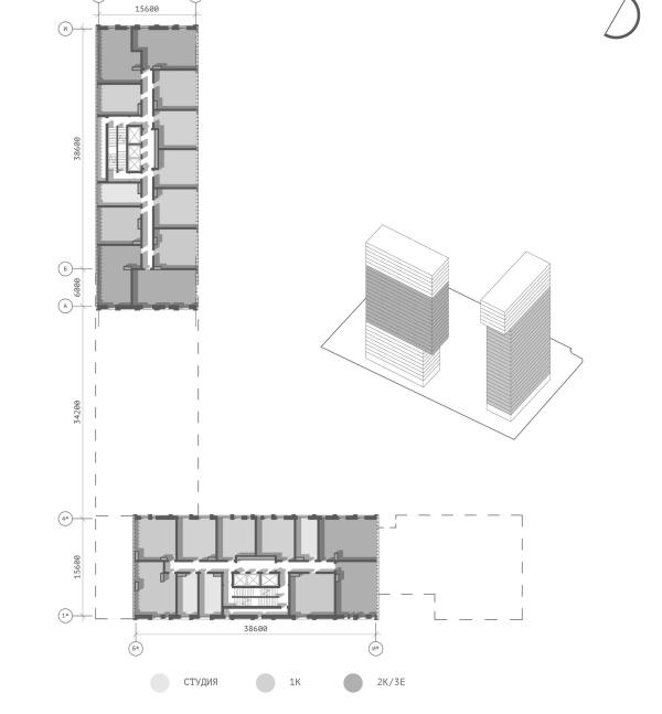 ЖК Ильменский Level（伊尔门斯基水平小区）丨俄罗斯莫斯科丨KPLN（АБ Крупный план,大型规划建筑事务所）-34
