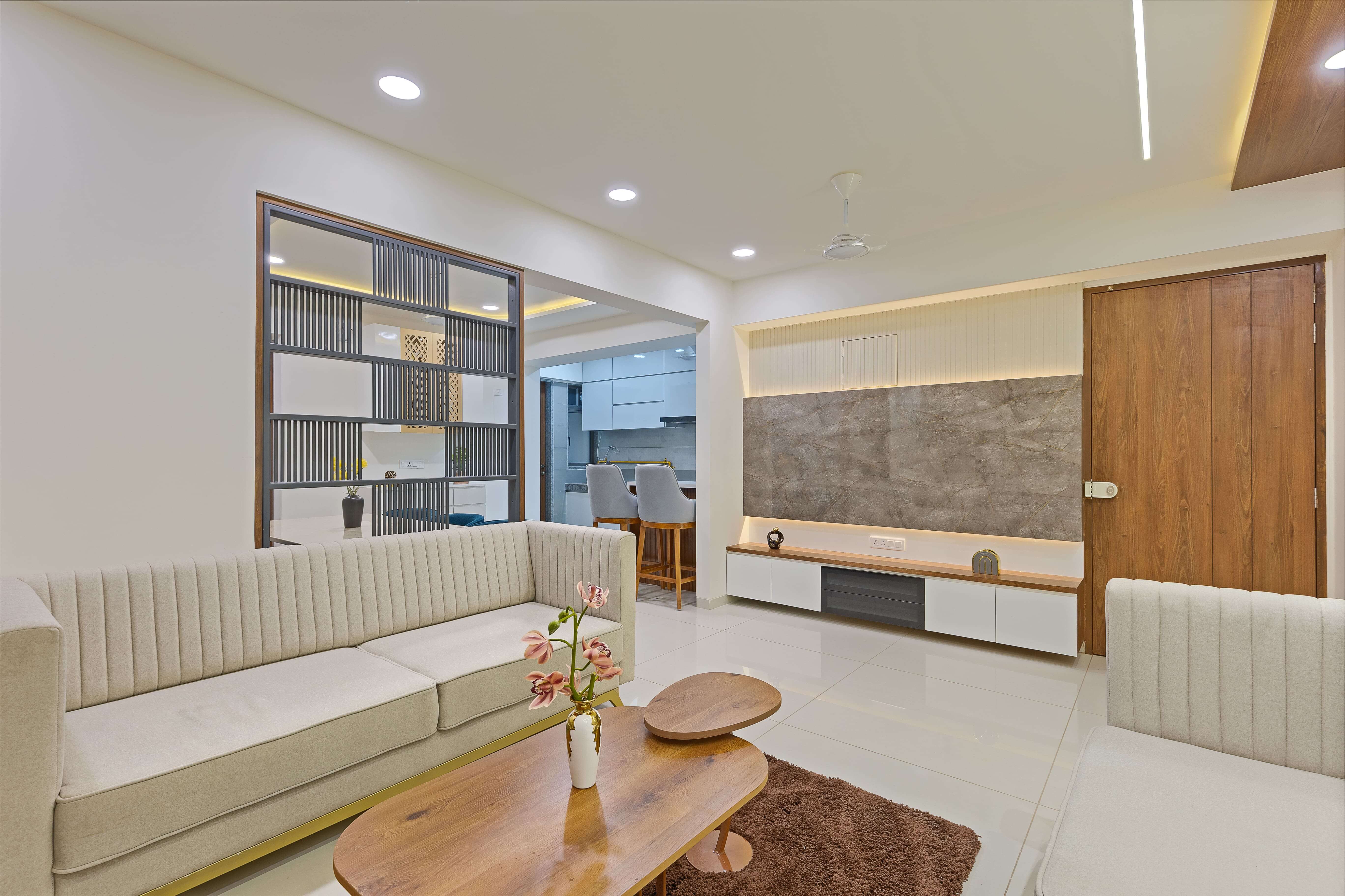 Olive Greens3BHK 标准交钥匙室内设计丨Montdor Interior-14