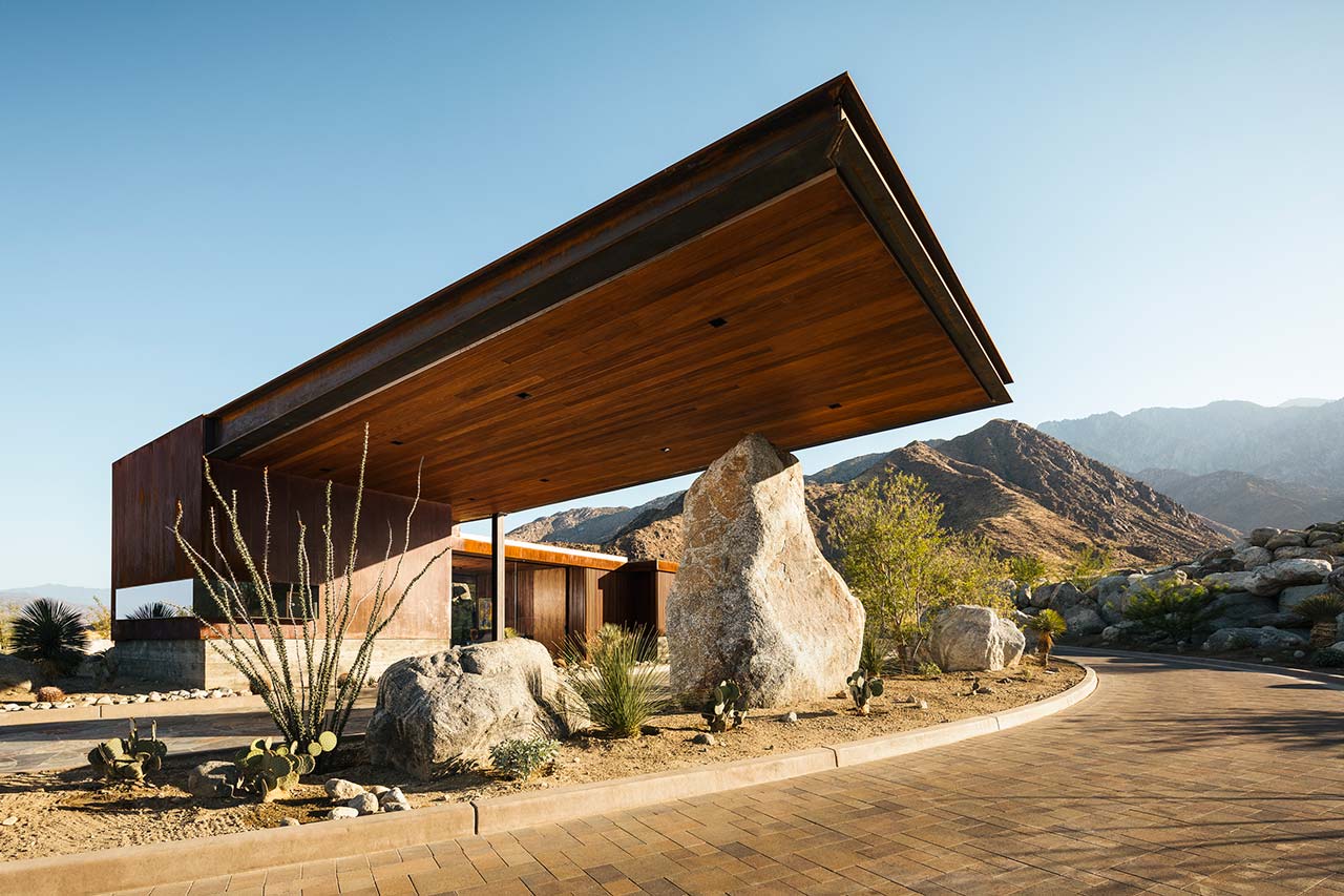 The Desert Palisades Guardhouse by Studio AR+D Architects in Coachella Valley, California-36