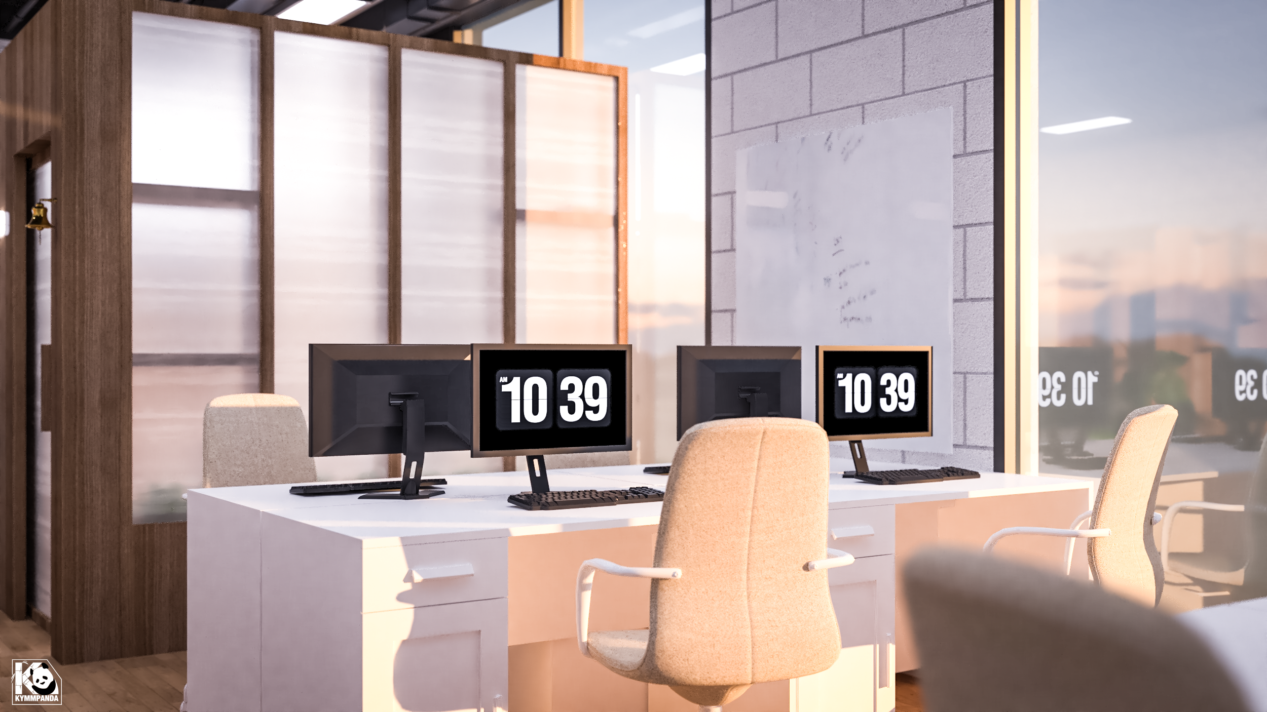 小型办公室室内设计-12