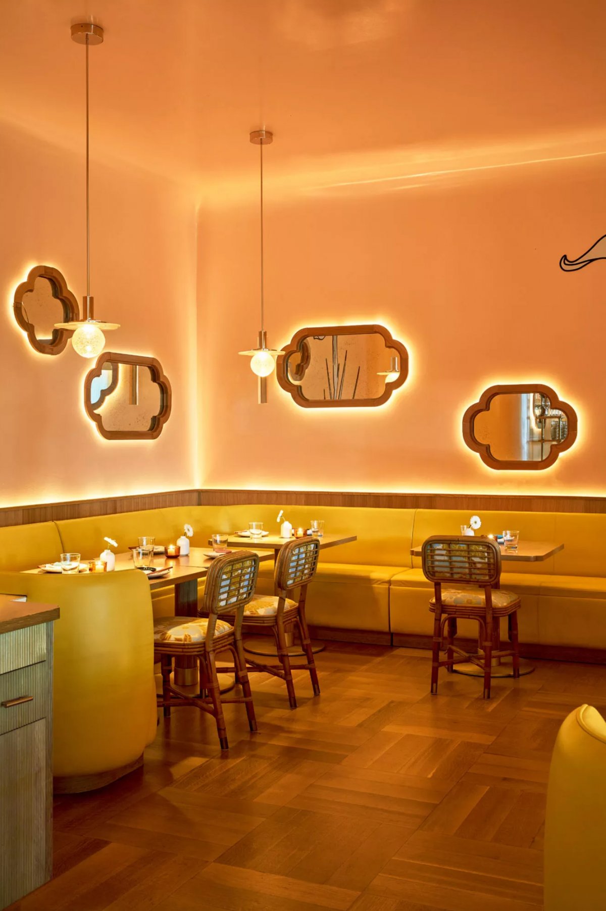 Makoto 餐厅设计丨美国迈阿密丨India Mahdavi-8