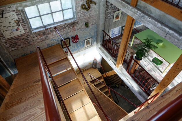 布鲁塞尔工业建筑改造住宅及陶瓷工作室丨比利时丨AgwA,Evelia Macal-63