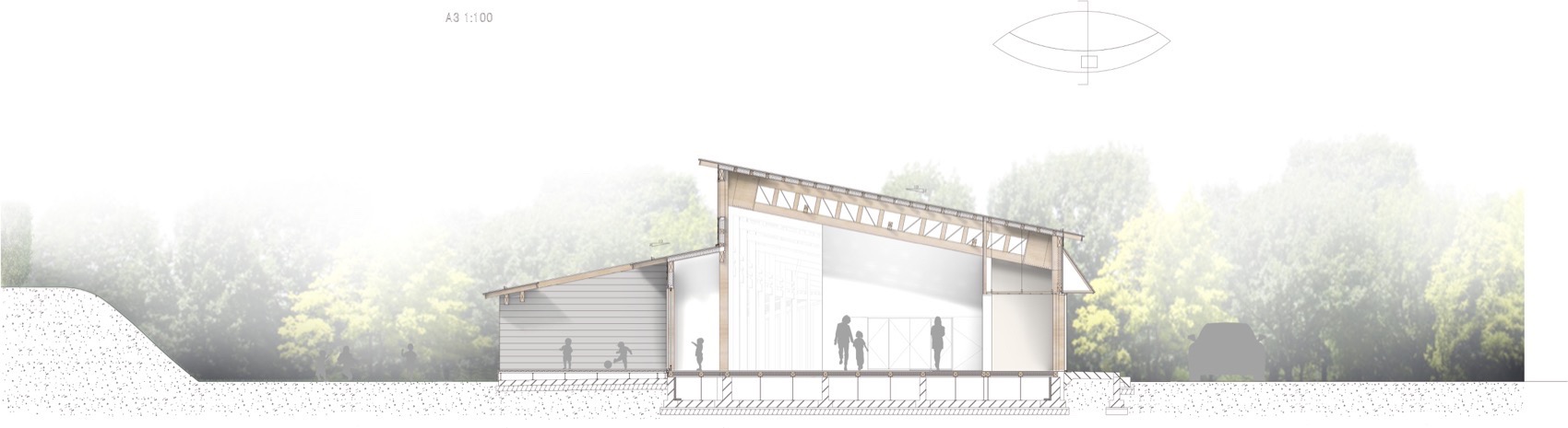 Poppins Nursery school轻井泽风越丨日本长野丨日建设计-57