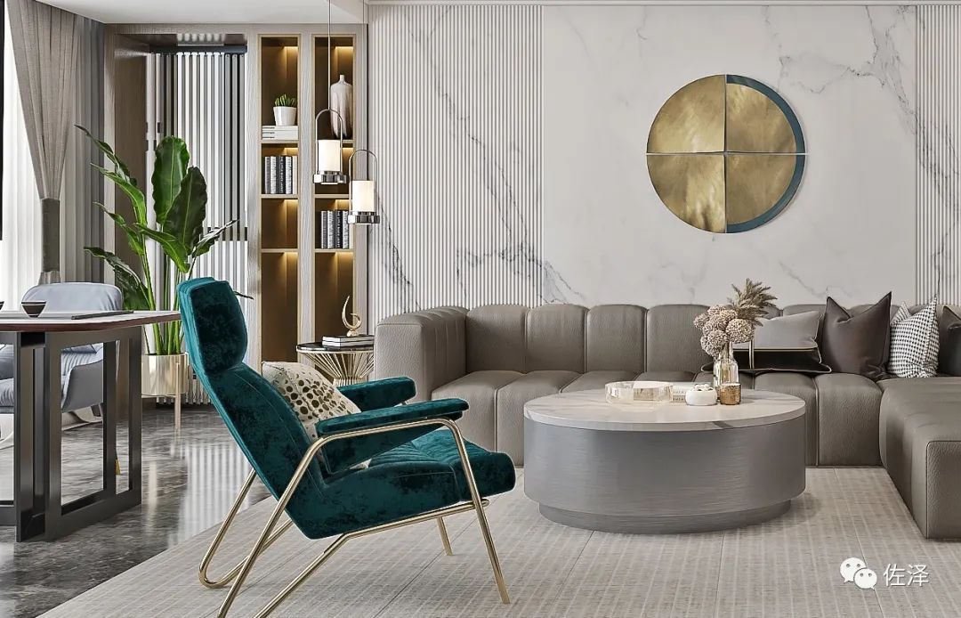 首开融侨首融府 160㎡现代简约风,洪启成团队打造安静生活空间-8