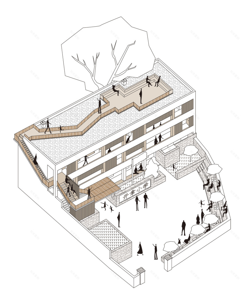 枣园小学改造,陕西 / 原本营造-45