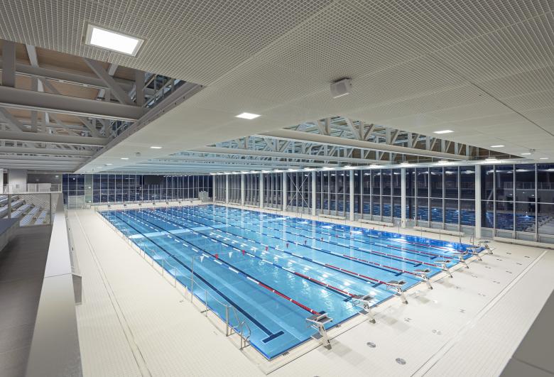 Sportbad NeckarPark 游泳馆丨德国斯图加特丨Niels Schubert Fotograf | BFF-6