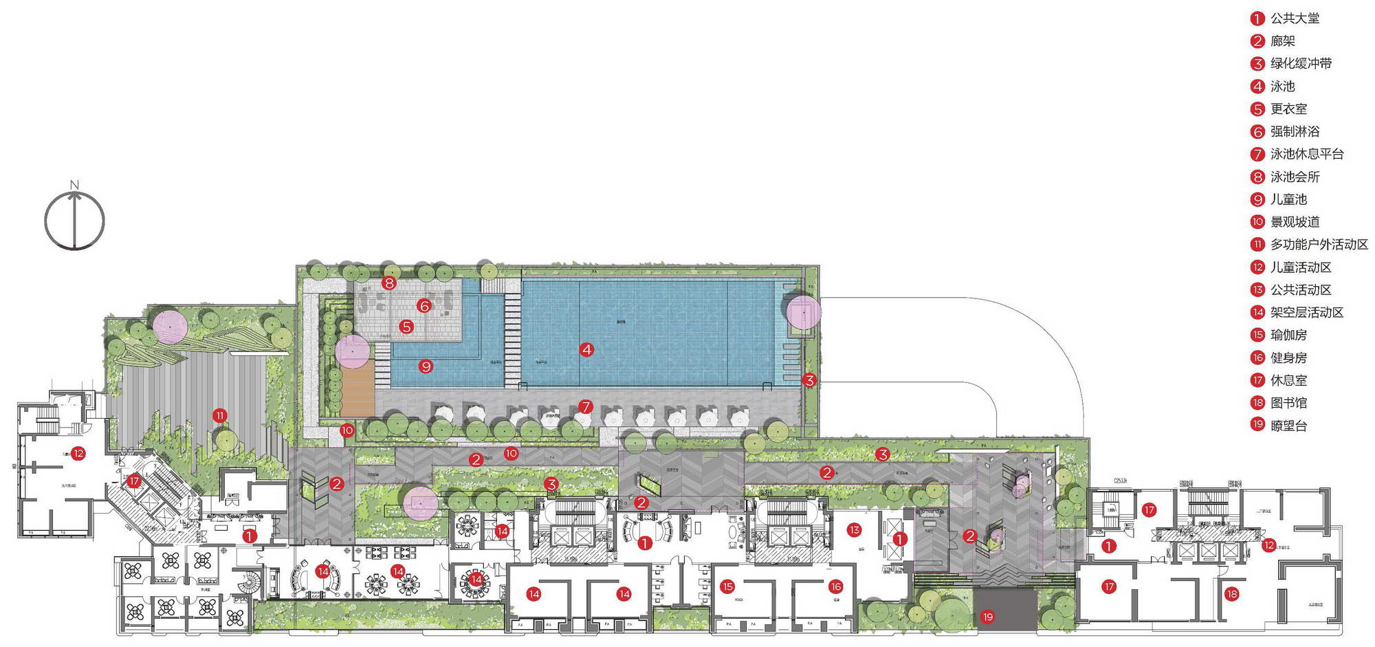 深圳枫叶望海公馆 | 浪花飞溅的屋顶度假花园-30