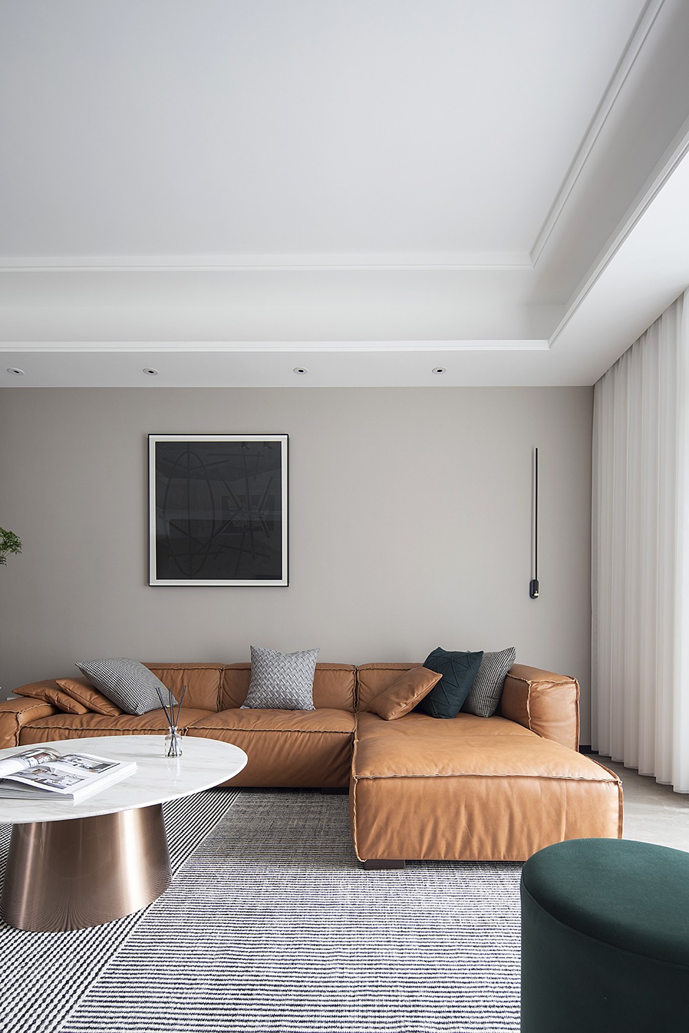 上海 160 平米大平层设计 | 素隐风格演绎舒适生活-6