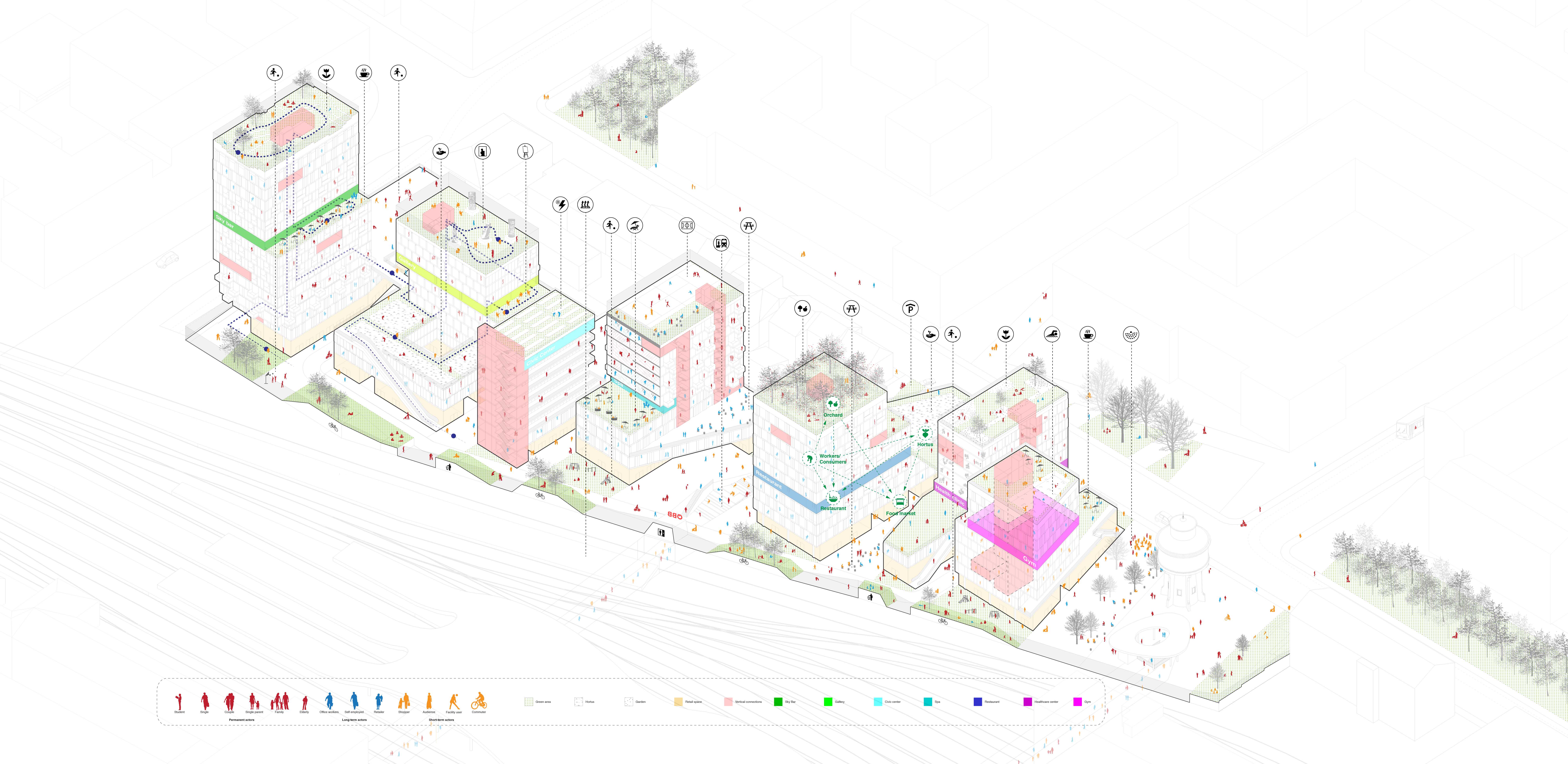BLAU 打造奥地利格拉茨密集城市节点-3