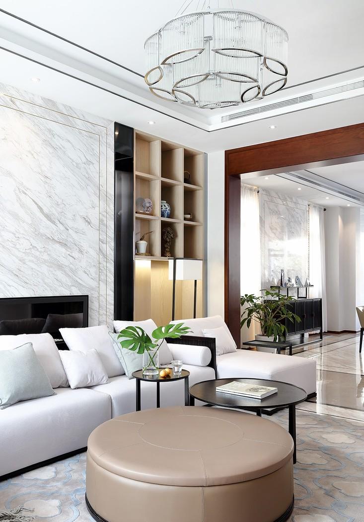 尚层装饰丨心中自在山水—会展誉景新中式风格别墅装修-9