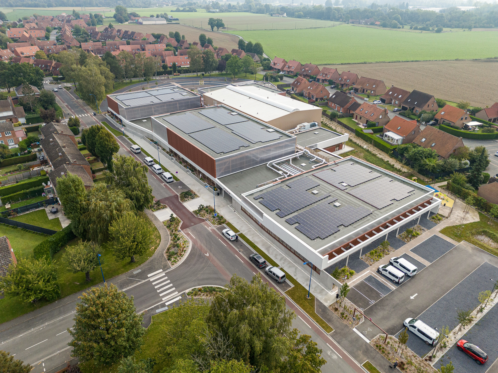 Wavrin 体育中心扩建项目丨法国丨ANAA Architectes-41