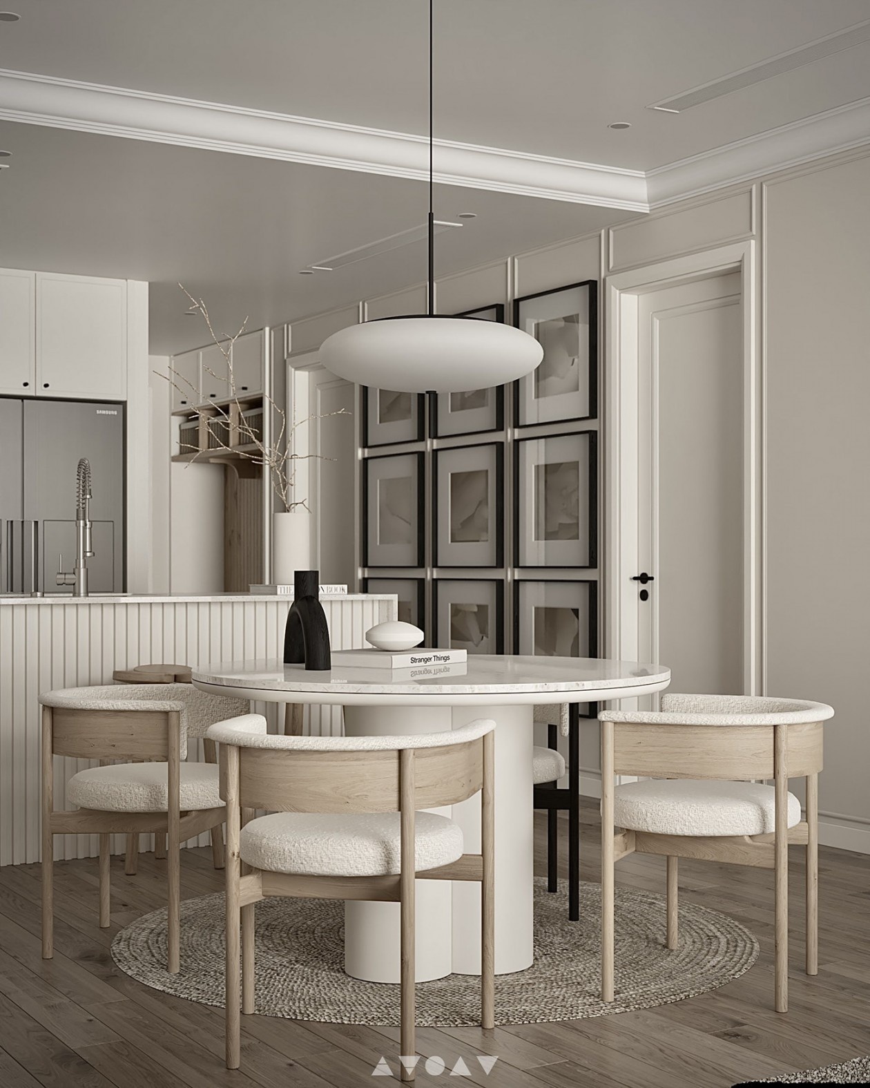 乳白色清新公寓，细腻而质朴-5