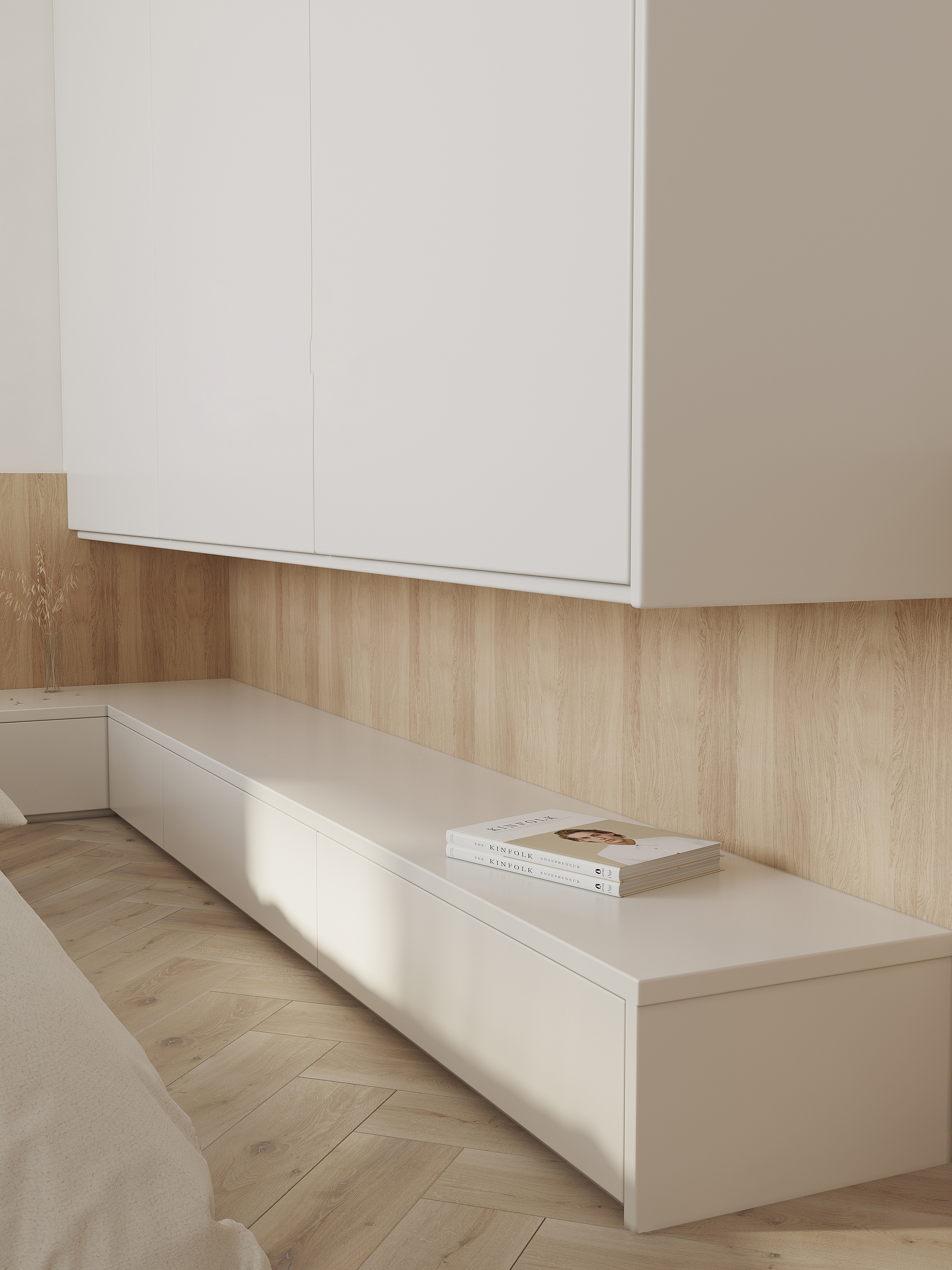 侘寂风格丨两套室内渲染-5