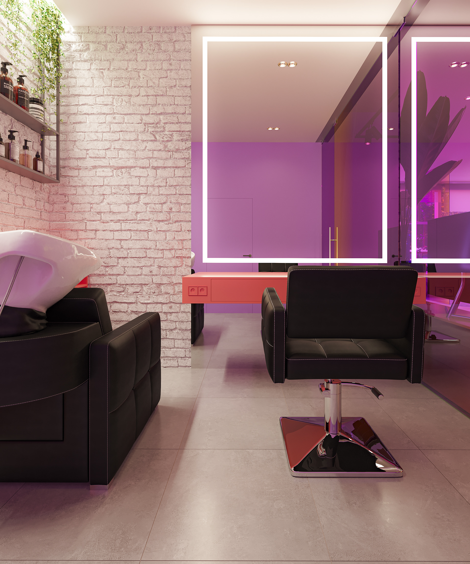 Сolor beauty salon interior-6