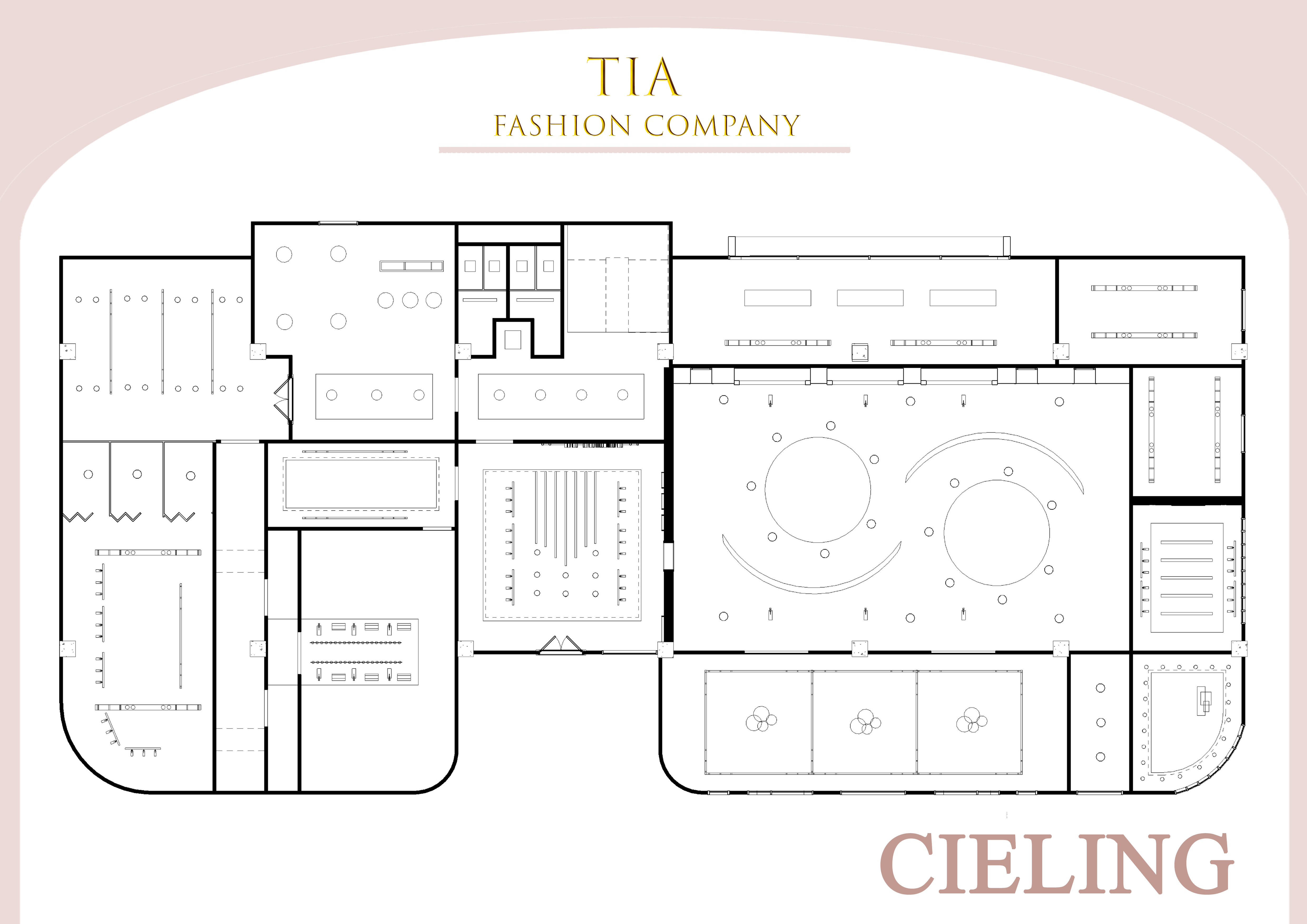 TIA FASHION COMPANY 室内设计项目丨MANSOURA UNIVERCITY 建筑学院四年级学生-8