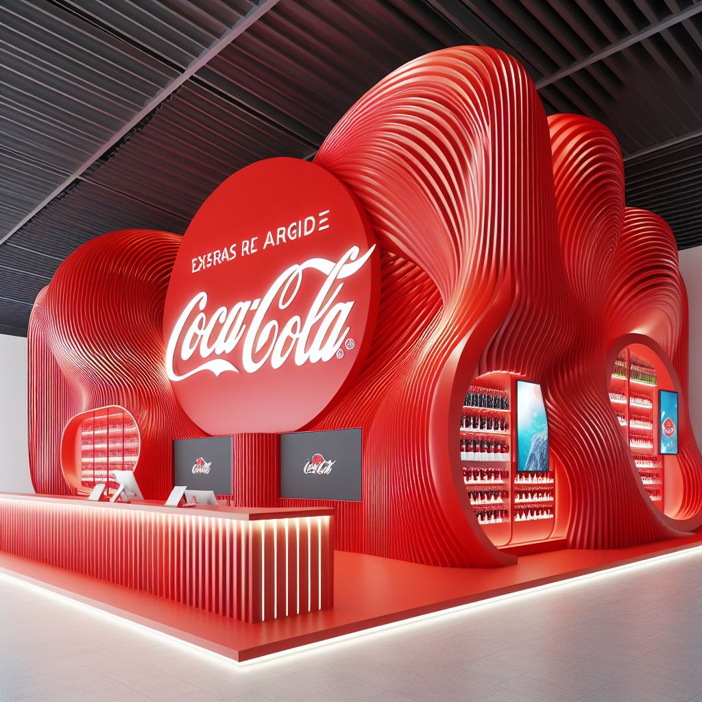 AI simulates the Coca-Cola booth-7