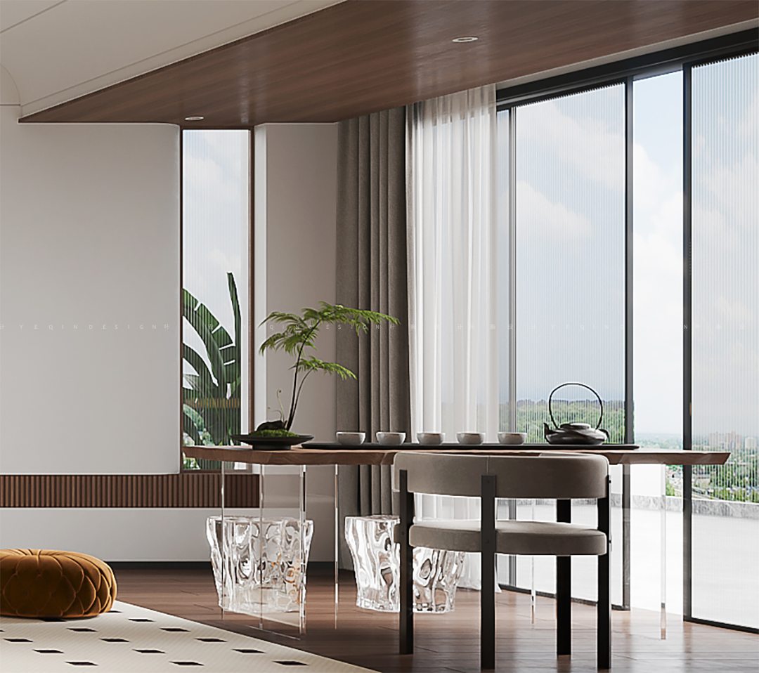 氛围感轻复古大平层丨中隆建业-8