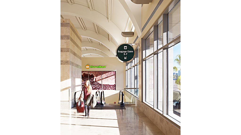 洛杉矶约翰·韦恩机场 Terminal C 室内设计-7