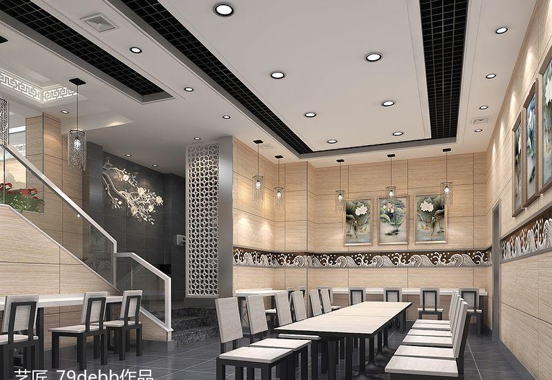 
工商联职工餐厅，休闲区设计方案 -3