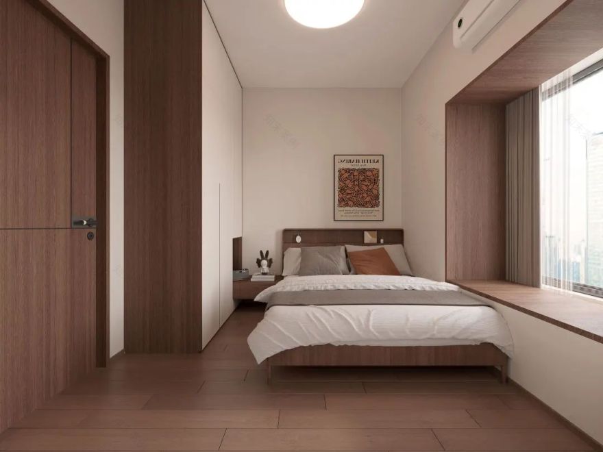 中梁星海印 130㎡中古风三房设计丨中国泉州丨华浔品味装饰福建总部-23