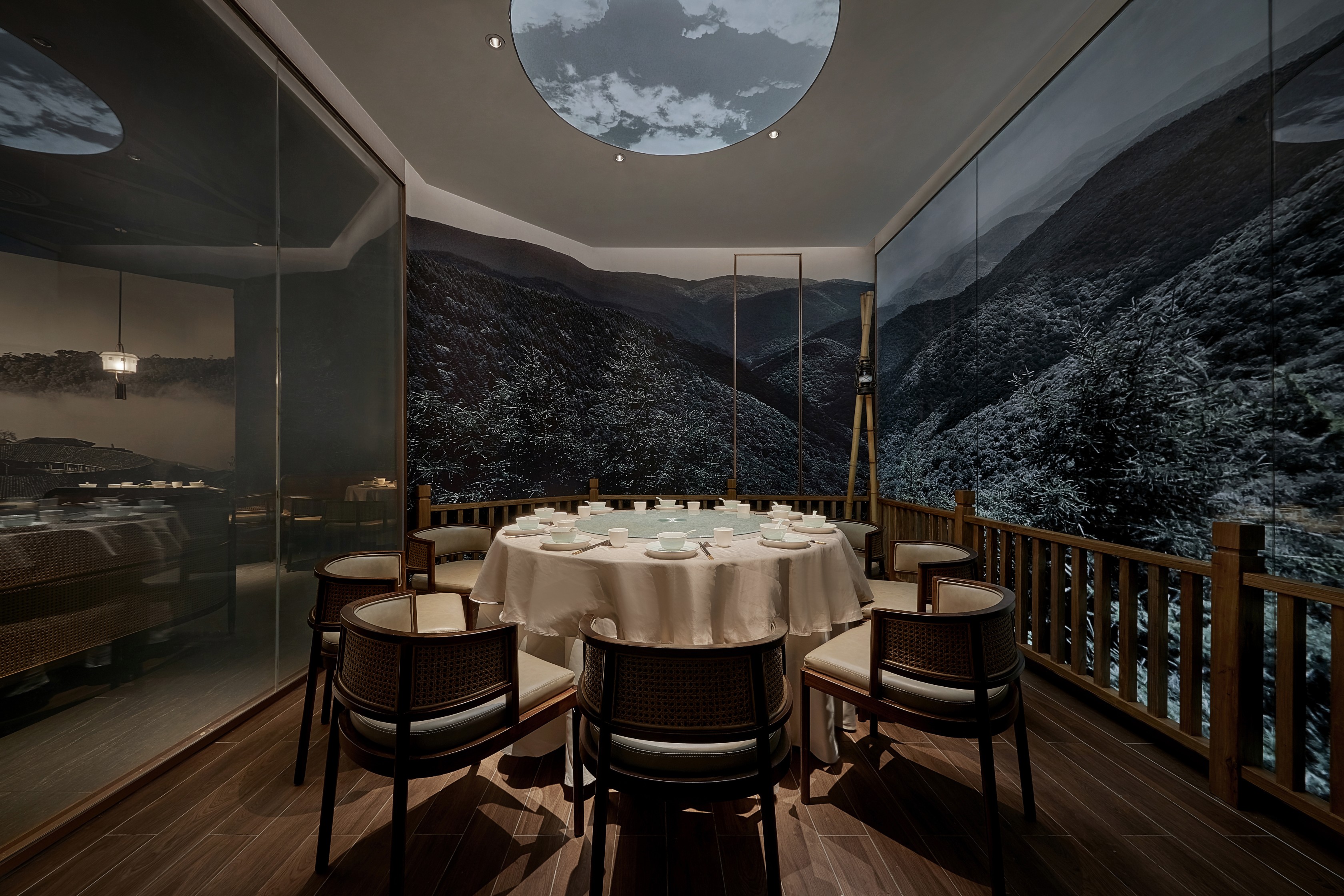 有山设计×靠山 | 山中一席，千年客家味|餐饮空间设计-34