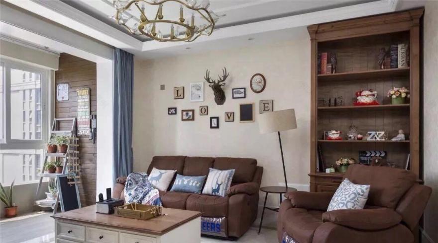 禅意美式乡村,小户型空间优化案例-12