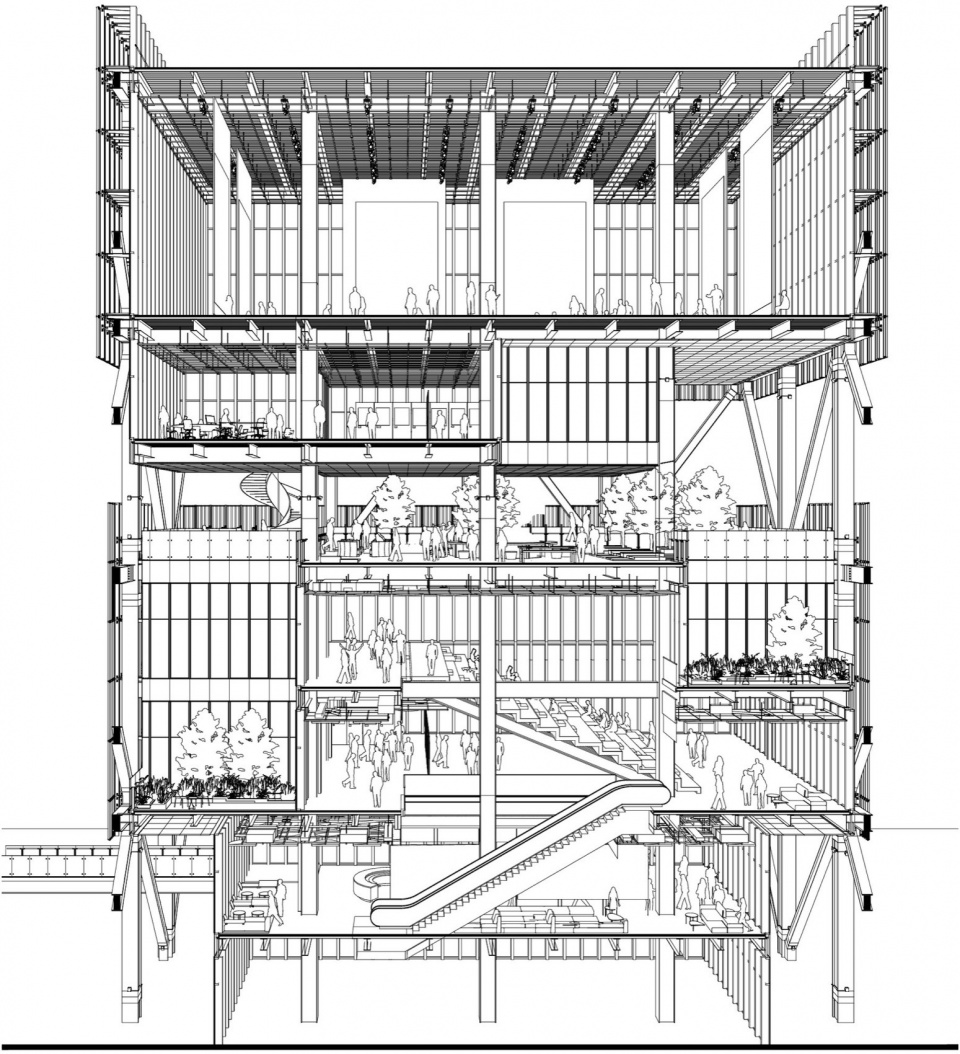前海深港青年梦工厂北区丨中国深圳丨RSHP（罗杰斯建筑事务所）-47