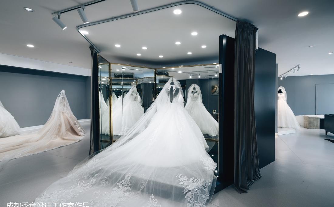 成都季意空间设计·现代婚纱店-22