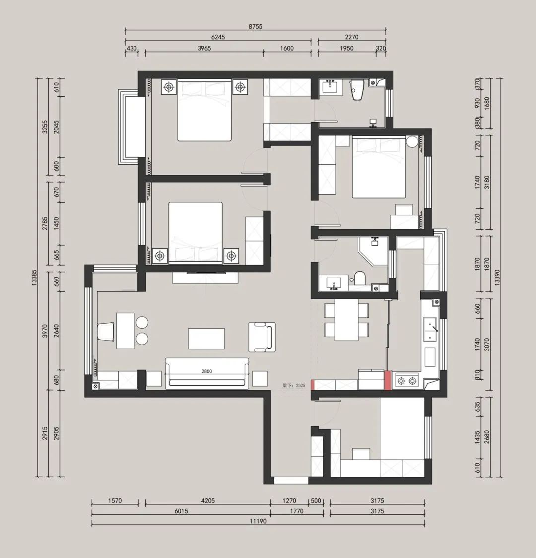 北京鲁能溪园 128㎡新中式美宅丨中国北京丨居然装饰顺义店-16