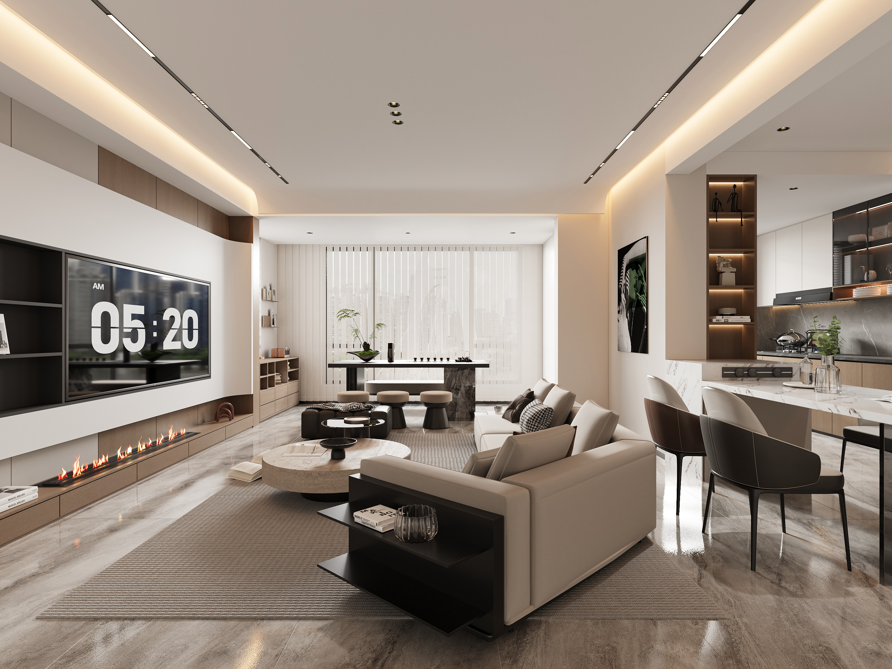 现代意式简约风住宅设计｜高级感藏在细节里-5